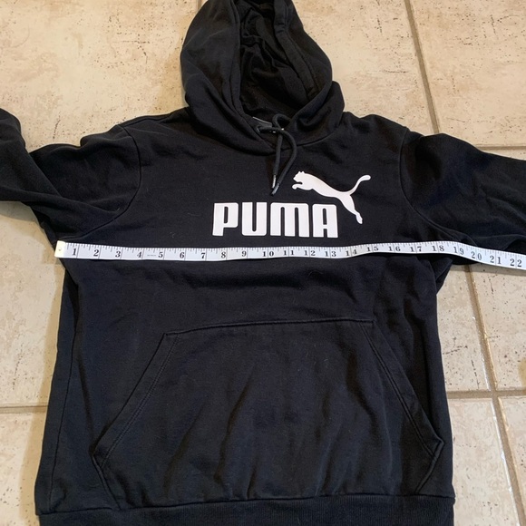 Puma Pullover Hoodie Sweatshirt - Black - Size M/M (Medium) - Picture 2 of 5